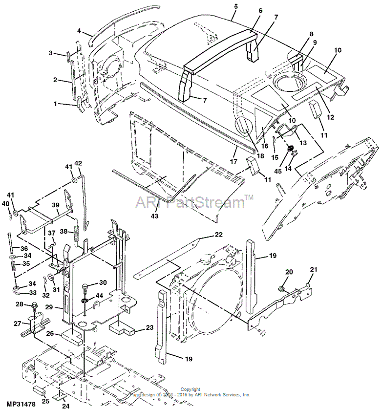 M807921 Strip for JOHN DEERE