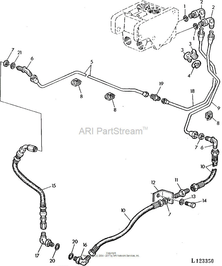 AL60102 Elbow Fitting for JOHN DEERE