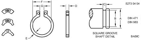F39010215 Ring for JOHN DEERE