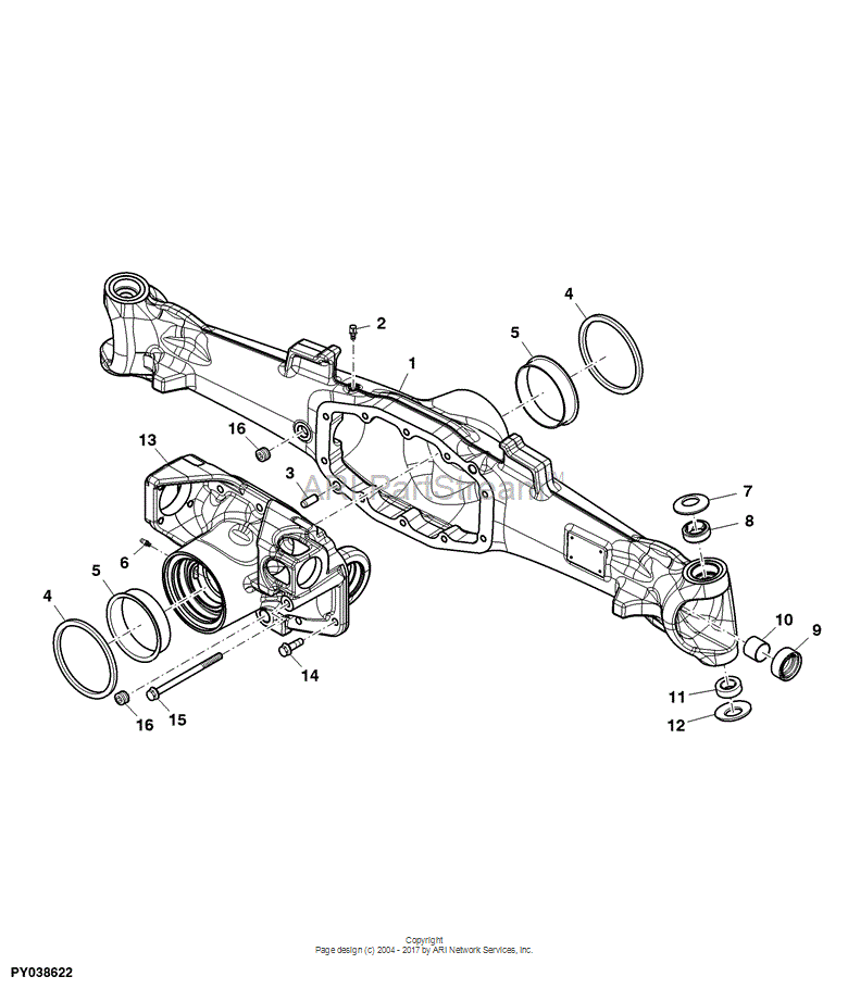 ER641734 Seal for JOHN DEERE