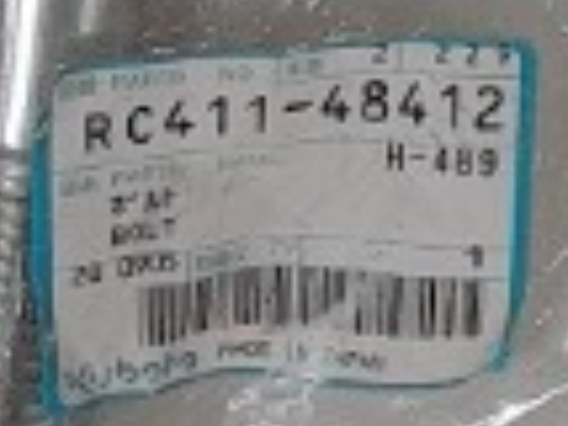 RC411-48412 Bolt for KUBOTA