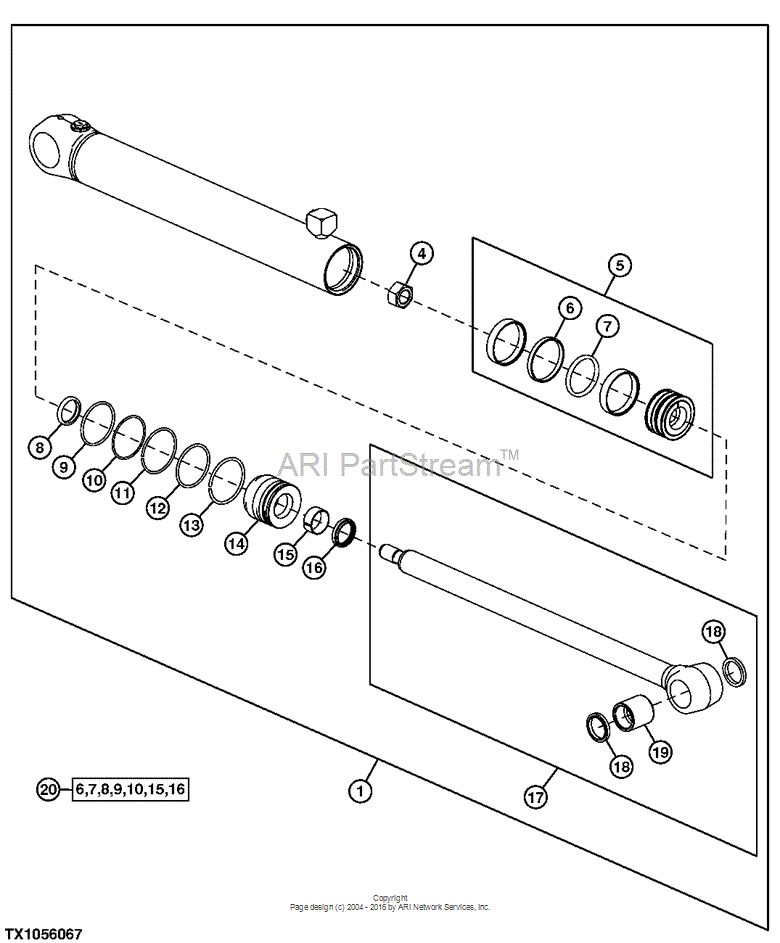 H179657 Ring for JOHN DEERE