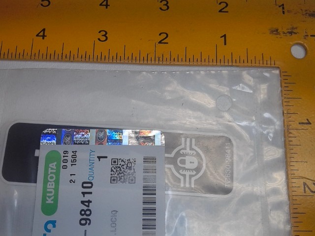 TC630-98410 Decal for KUBOTA