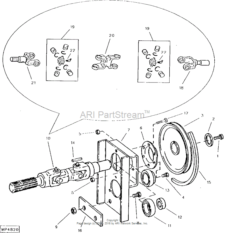 24H1928 Washer for JOHN DEERE