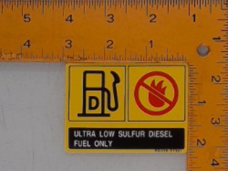 RD358-57360 Label for KUBOTA