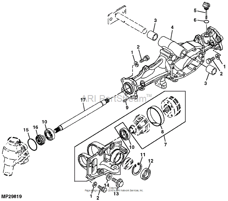 LVA800997 Planet Pinion Carrier for JOHN DEERE