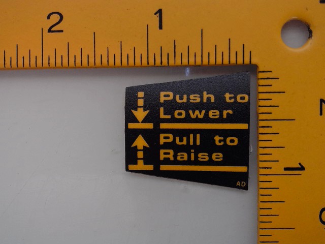 779-3534A Decal for CUB CADET