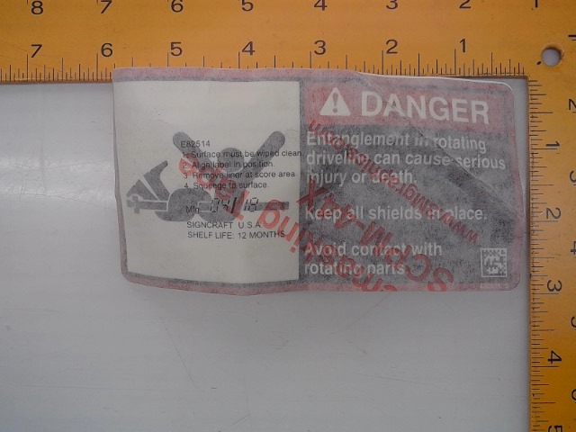 E82514 Decal for JOHN DEERE