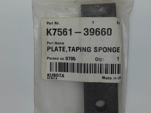 K7561-39660 Plate for KUBOTA