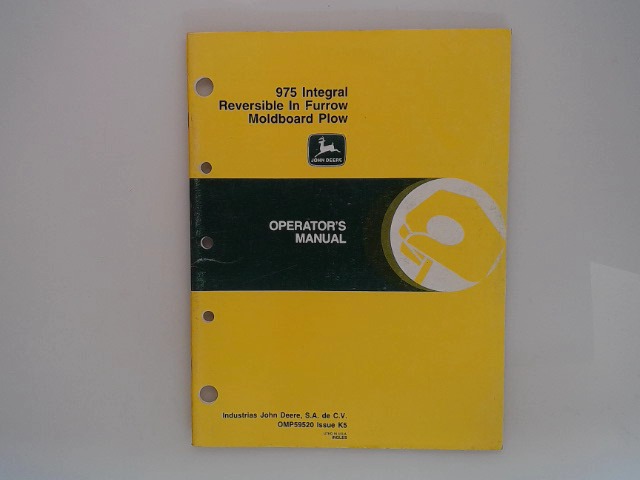 OMP59520 JOHN DEERE Manual