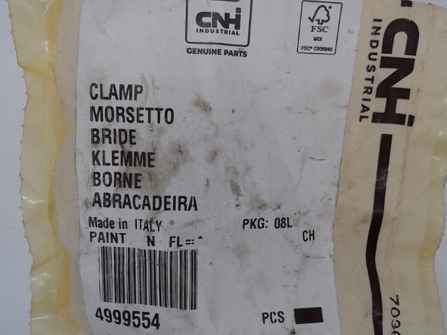 4999554 Bracket for CASE NEW HOLLAND