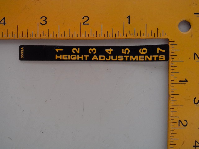 779-3533A Decal for CUB CADET