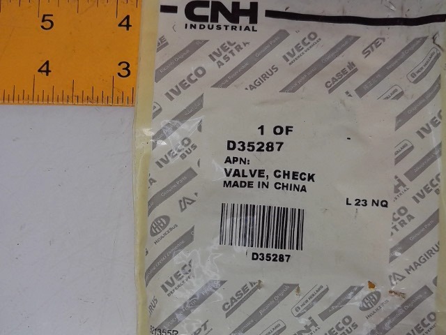 D35287 CASE NEW HOLLAND Valve