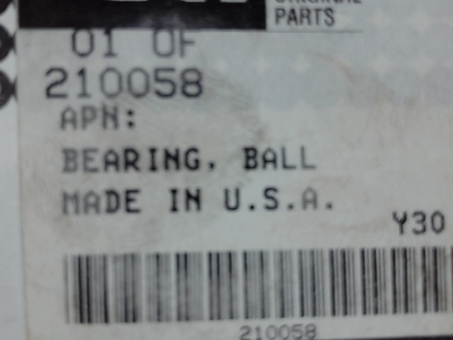 210058 Ball Bearing for CASE NEW HOLLAND