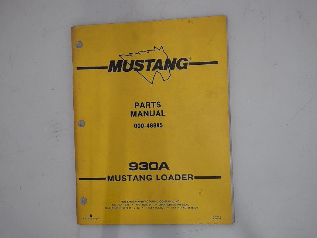 000-48895 Manual for GEHL MANITOU