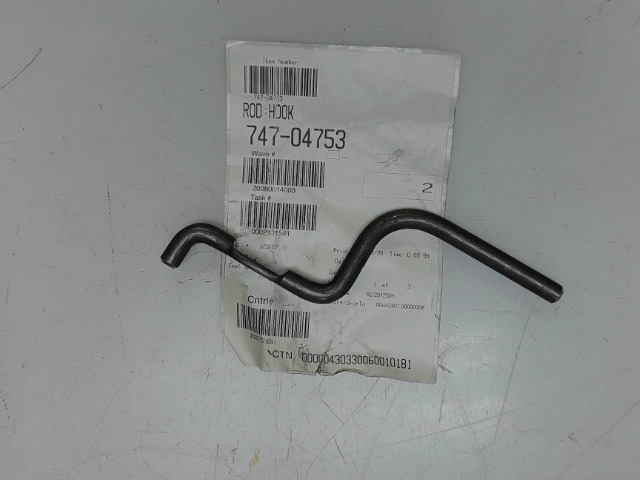 747-04753 Rod/hook for CUB CADET