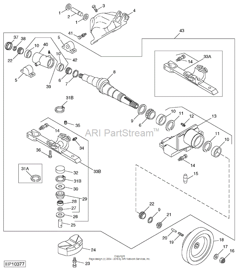 H62769 Nut for JOHN DEERE