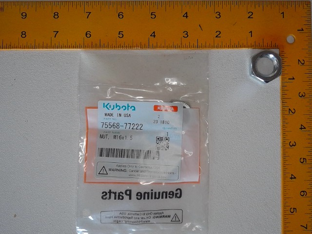 75568-77222 Nut for KUBOTA