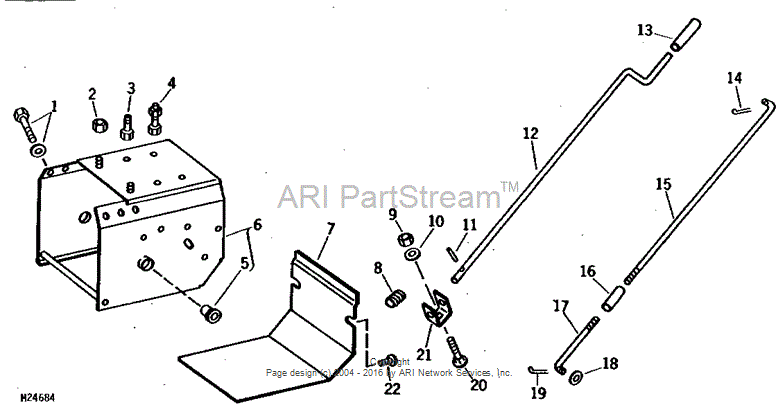 M45509 Rod for JOHN DEERE