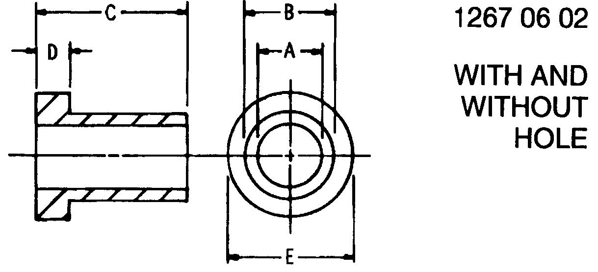 A42895 Spacer for JOHN DEERE