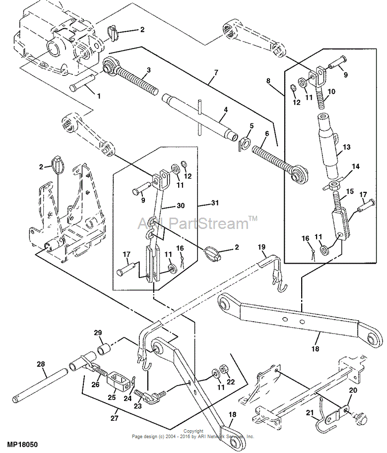 AM879519 Lift Link for JOHN DEERE