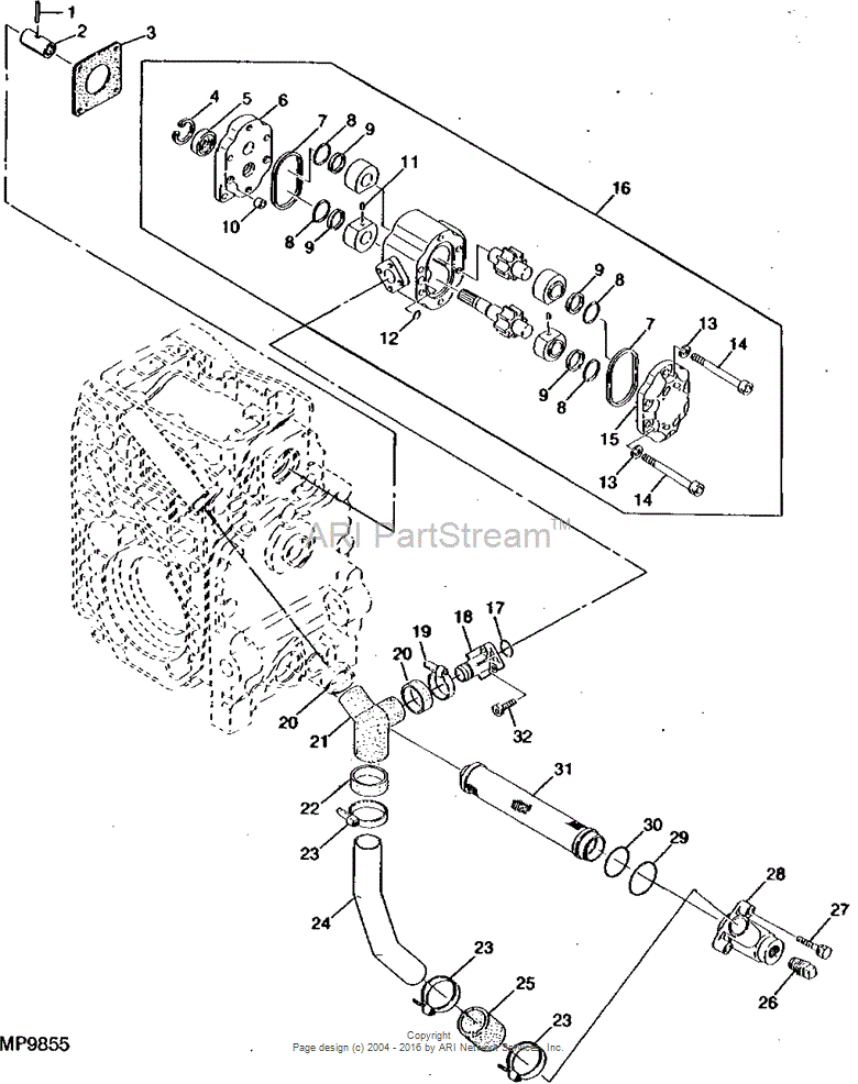 ET14354 Ring for JOHN DEERE
