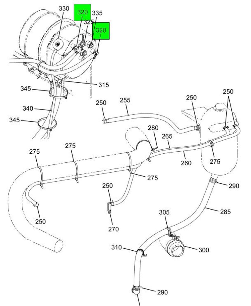 1666922C2 Fitting, Elbow 1/4" Npt X 3/8" Hose for NAVISTAR