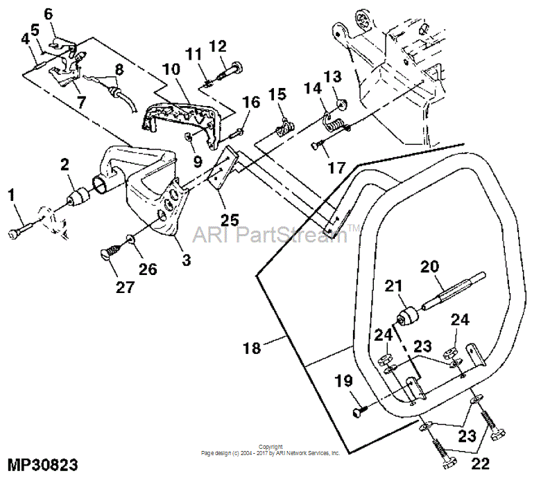 UP05997 Pin for JOHN DEERE