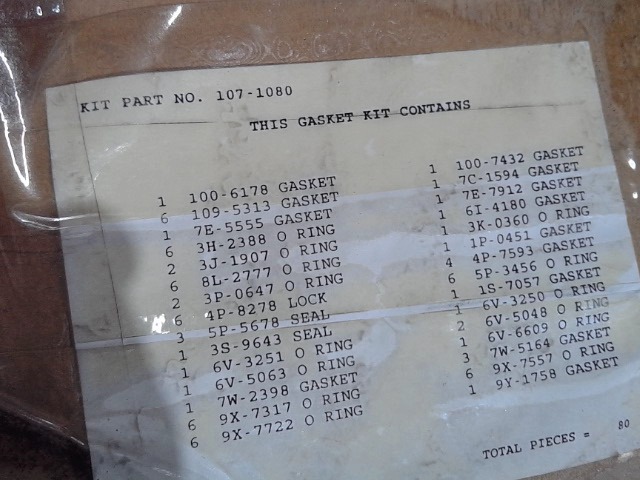 107-1080 Cyl Hdinstall K for CATERPILLAR