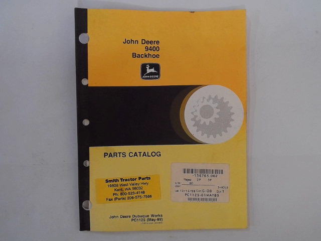 PC1125 JOHN DEERE Manual