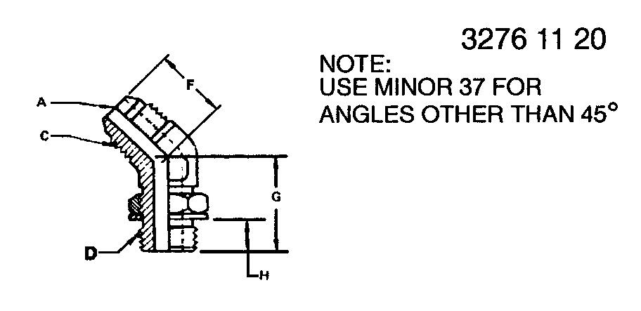 AU43288 Fitting for JOHN DEERE
