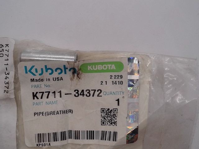 K7711-34372 Pipe for KUBOTA