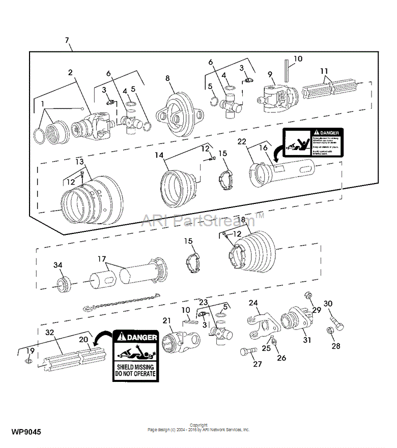AW24688 Cross for JOHN DEERE