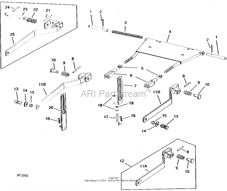 AM31389 Arm for JOHN DEERE