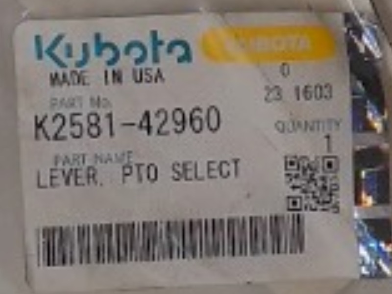 K2581-42960 Lever for KUBOTA