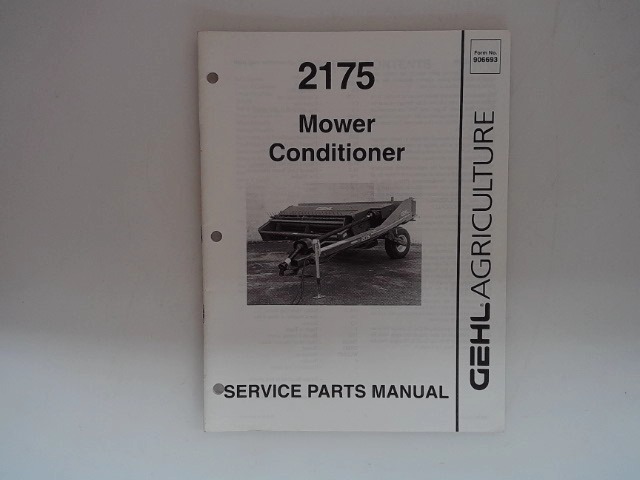 906693 Manual 2175 for GEHL MANITOU