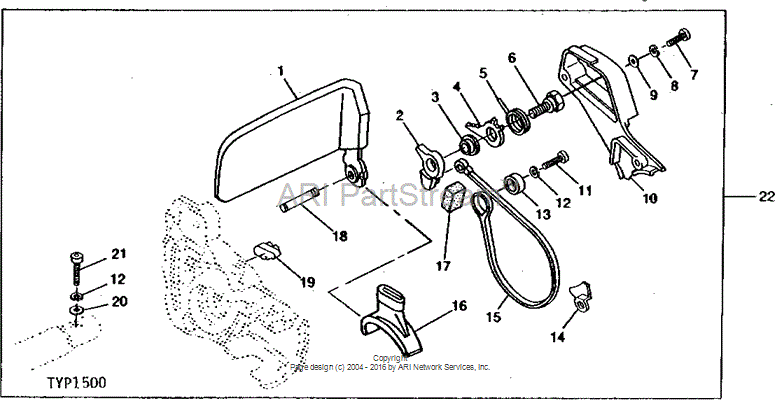 TY9856 Chain Brake for JOHN DEERE