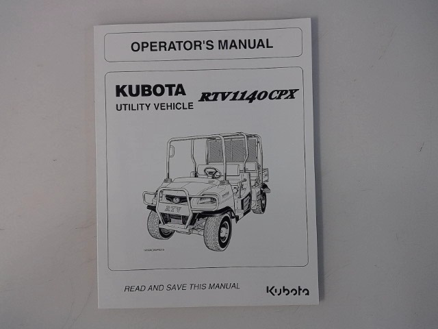 K7611-71216 Operators Manua for KUBOTA