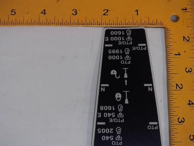 3J030-65933 Decal for KUBOTA