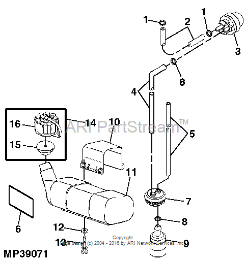 PS10099 JOHN DEERE Grommet