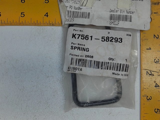K7561-58293 Spring for KUBOTA