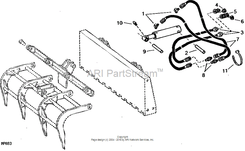 A27898 Fitting for JOHN DEERE