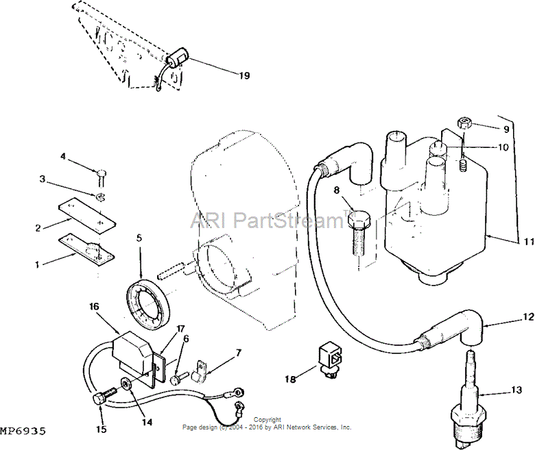 HE518-0515 Clamp for JOHN DEERE