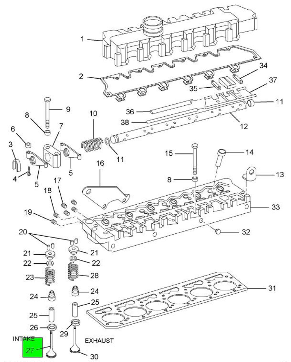 1824642C2 Intake Valve for NAVISTAR