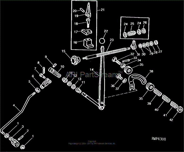 AR42287 Wsh for JOHN DEERE