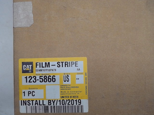 123-5866 CATERPILLAR Stripe Film