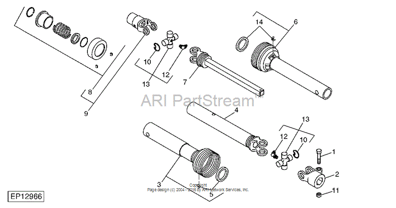 AE73717 Brng Kit for JOHN DEERE