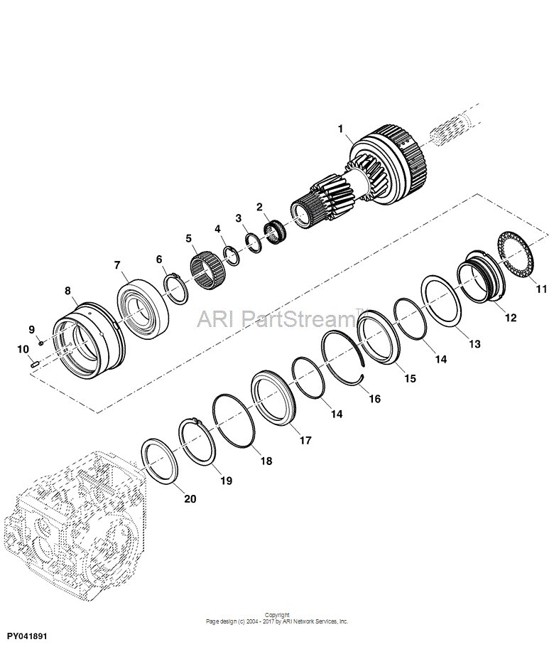 ER642378 Disk for JOHN DEERE