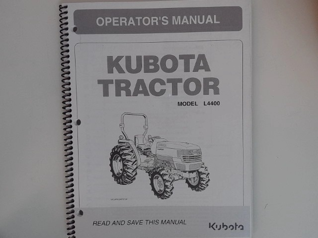 TC230-59718 Manual for KUBOTA