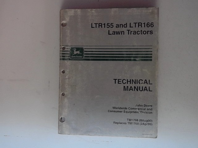 TM1768 Manual for JOHN DEERE